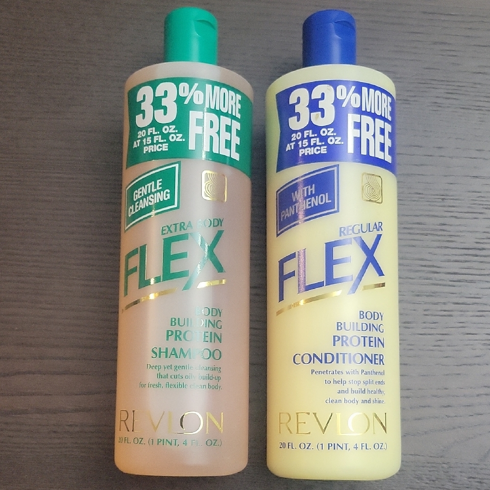 Revlon Flex Kids Shampoo & Conditioner Duo - Green & Blue Caps